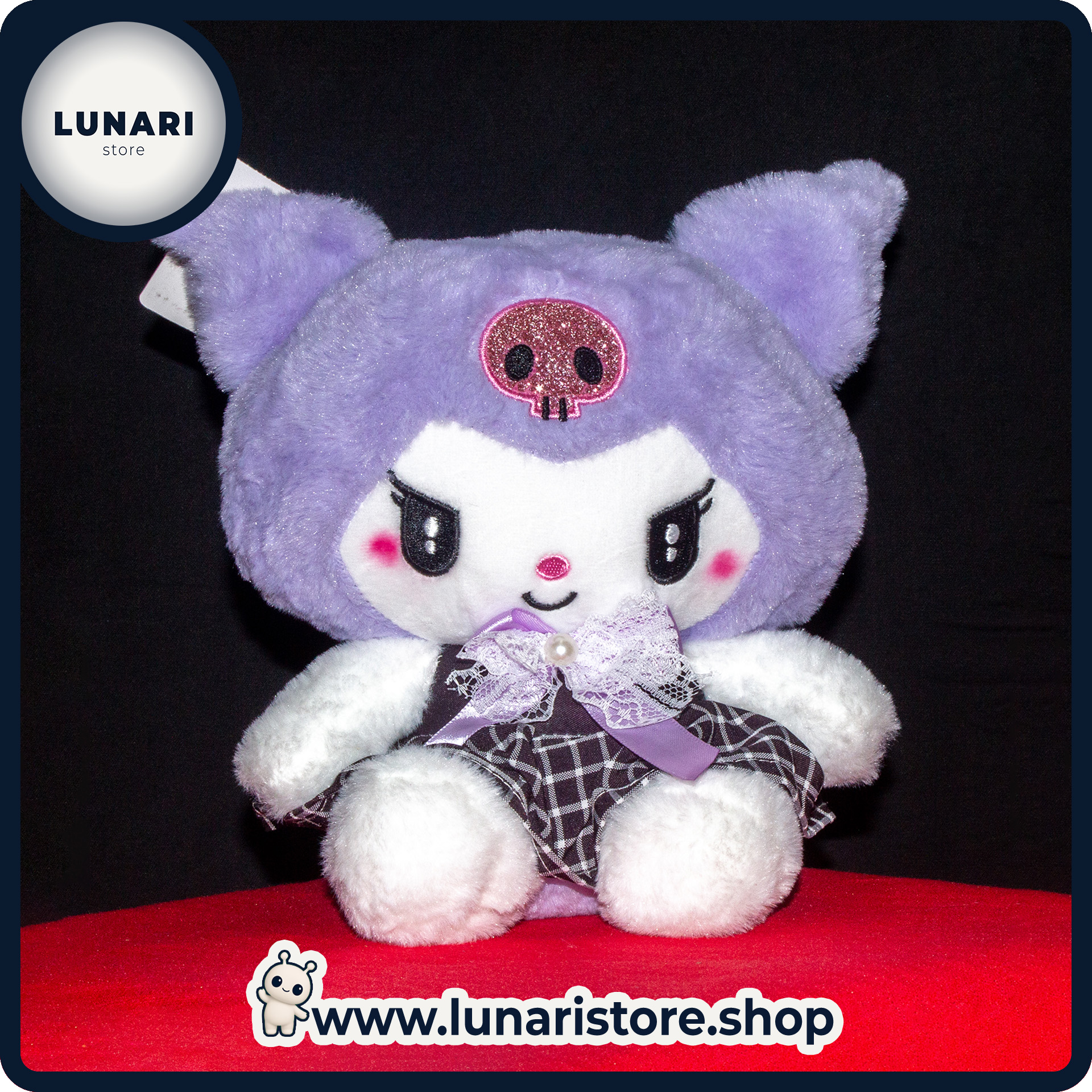 🖤 Peluche Kuromi 💜 – Douce, mignonne et adorable - Qualité premium.