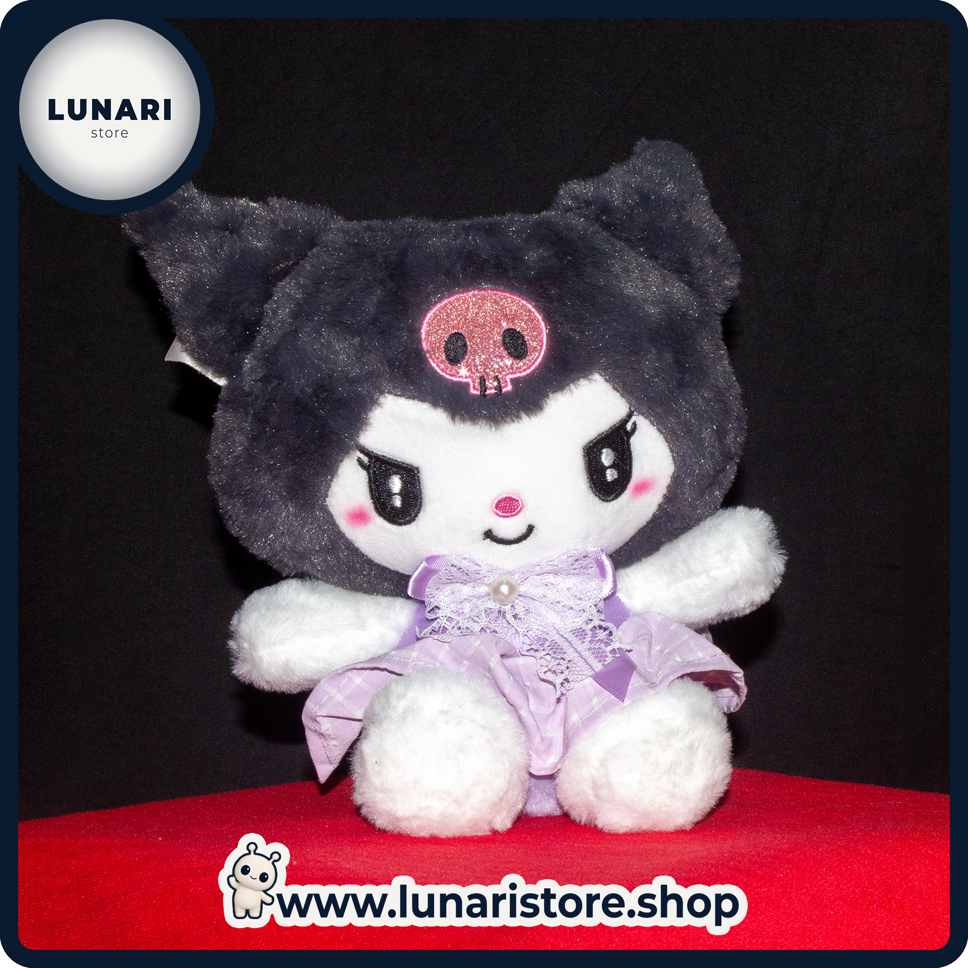 🖤 Peluche Kuromi 💜 – Douce, mignonne et adorable - Qualité premium.