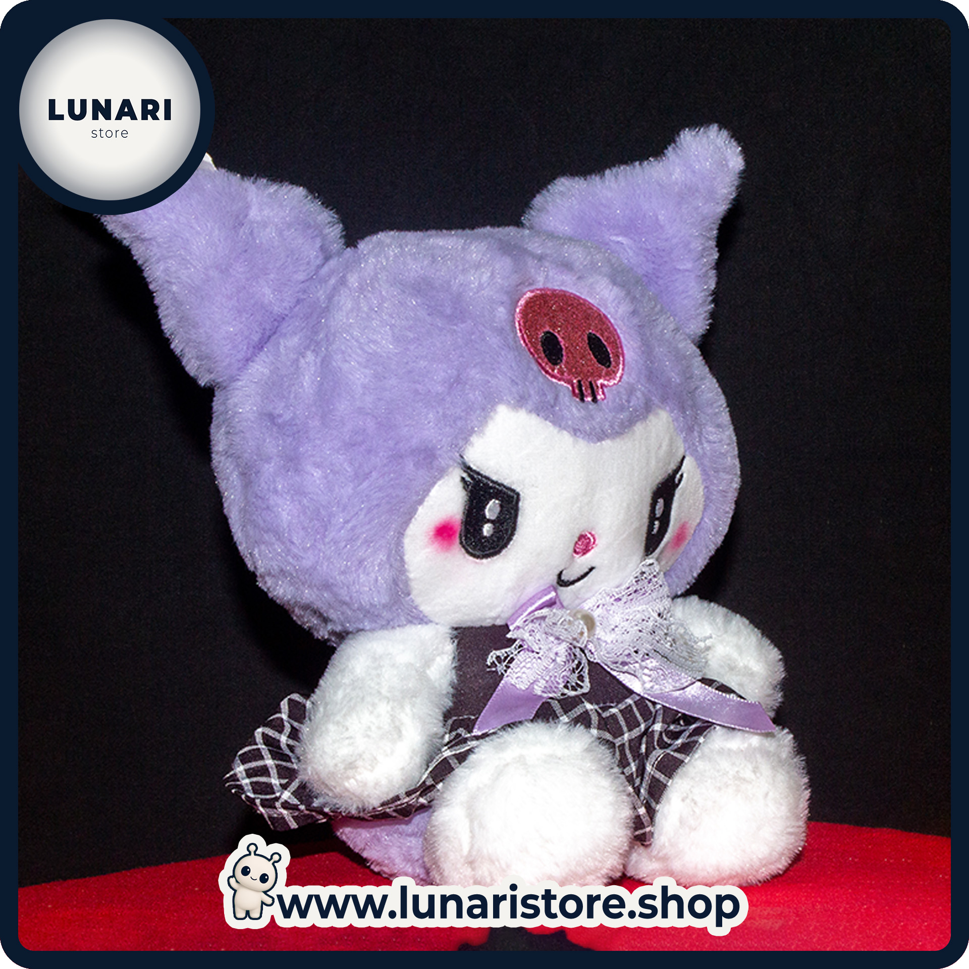 🖤 Peluche Kuromi 💜 – Douce, mignonne et adorable - Qualité premium.