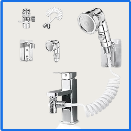 صنبور متعدد الوظائف 3 في 1  مع صنبور دوار بزاوية 360 درجة