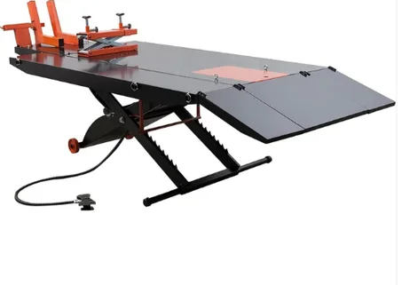 APlusLift MT1500X 1500LB Air Operated 48″ Width Motorcycle ATV Lift Table with Side Extensions / 2 Year Warranty ☆☆☆☆☆ Loading…