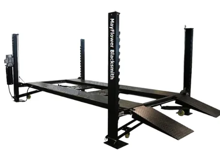 Mayflower Blacksmith Heavy Duty Four Post Lift Car lift Storage Service Pro 8000 Post And Lift Sliding Jack Bridge Jack 5500 lbs SJ5500 – Mayflower