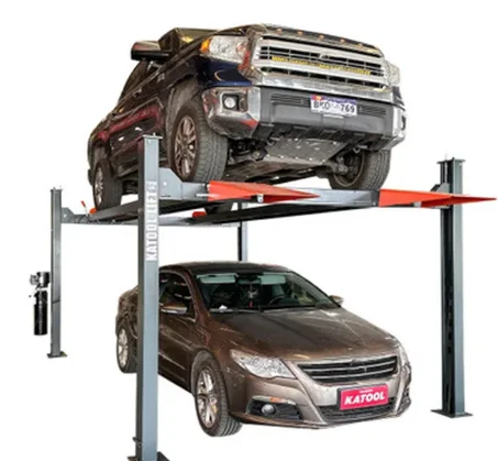 11000 Lbs Four Post Parking Lift 4-Post Auto Lift Garage Lift Storage