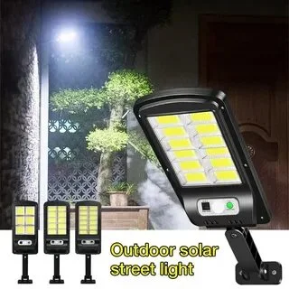 كشاف شمسي مع جهاز تحكم عن بعد وكاشف حركة للاستخدام الخارجي