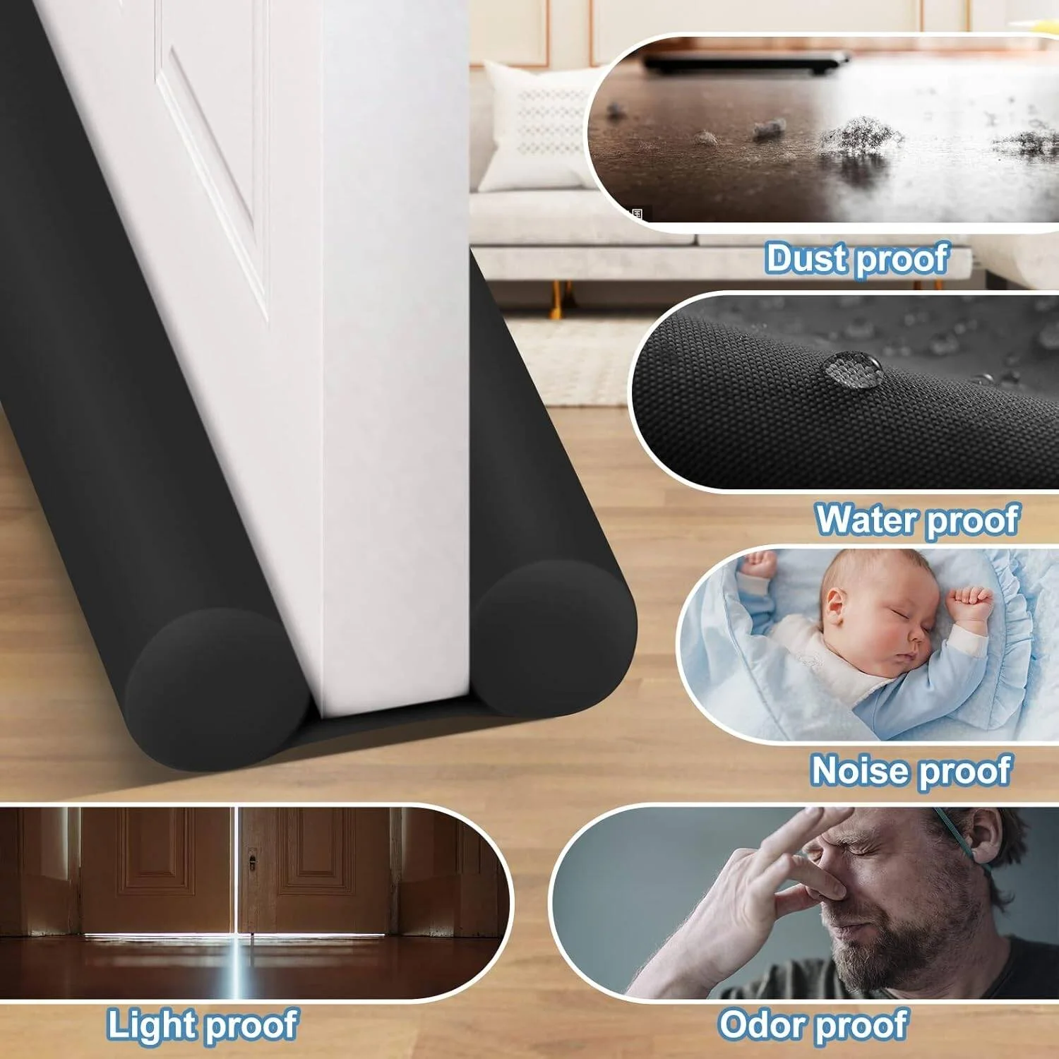 شريط مانع تسريب الهواء الغبار الحشرات و الصوت