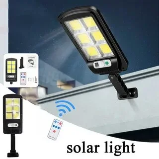 كشاف شمسي مع جهاز تحكم عن بعد وكاشف حركة للاستخدام الخارجي