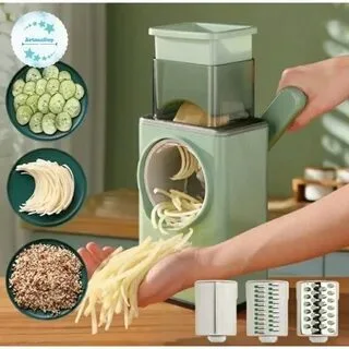 قطاعة خضروات يدوية متعددة الوظائف 4 في 1