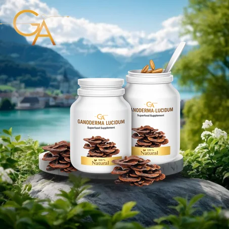 مكمل الجانوديرما (فطر الريشي) الغذاء الخارق