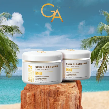 غسول البشرة الفاخر بزيت الأرغان المغربي والفطر الريشي