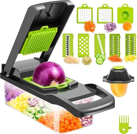 قطاعة خضروات وفواكه 12 قطعة