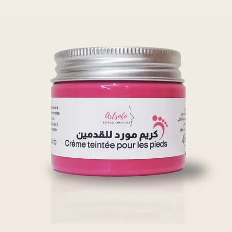 Crème hydratante et colorante كريم مرطب و مورد للقدمين