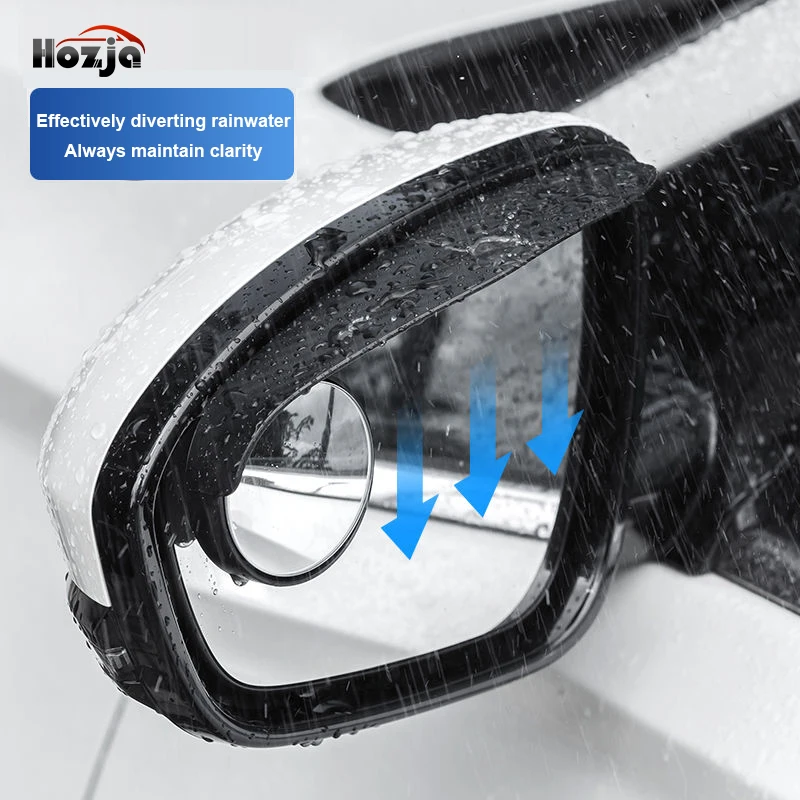 2Pcs Car Rearview Mirror Rain Eyebrow Snow Shield Adjustable blind spot  reverse mirror For JAC Refine J3 J4 J7 JS2 JS3 JS4 KR1 - AliExpress