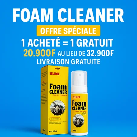 🇬🇦 Foam Cleaner Nettoyant Mousse Multi-Usage