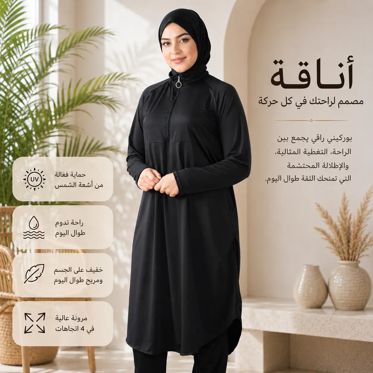 Burkini Nuvalya – أناقة، راحة واحتشام فكل لحظة ✨