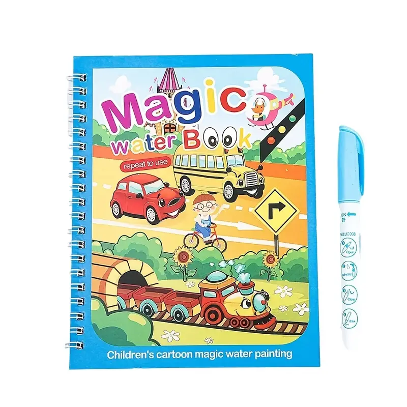 كتاب التلوين للأطفال قابل لإعادة الاستخدام في قطر الحبيبة