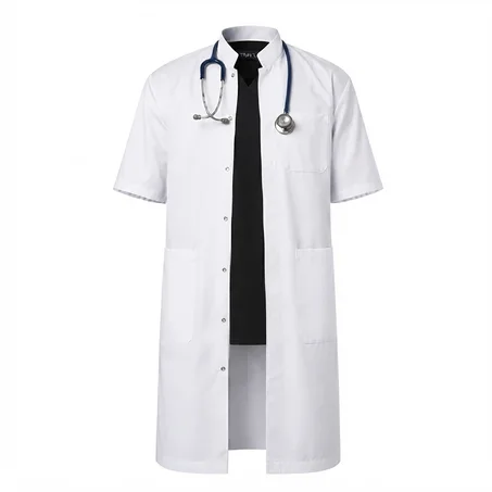 Blouse Demi Manches Col Officier