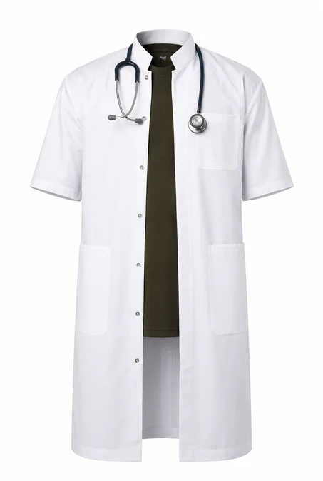 Blouse Demi Manches Col Officier - Femme