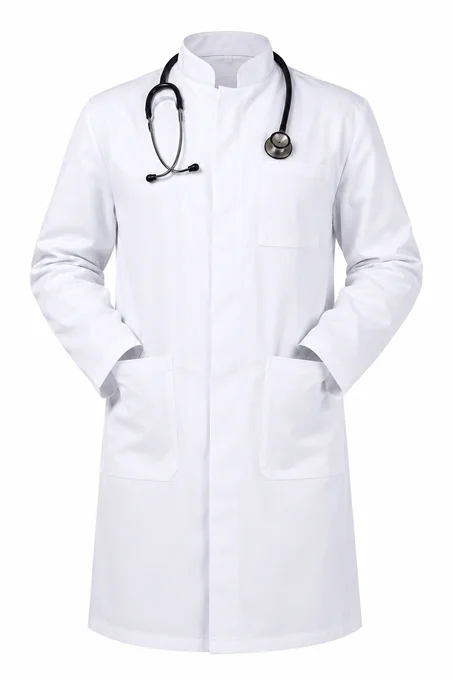 Blouse Manches Longues Col Officier - Homme