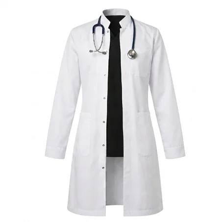 Blouse Manches Longues Col Officier - Femme