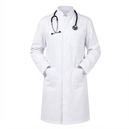 Blouse Manches Longues Col Officier - Homme