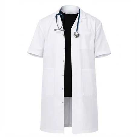 Blouse Demi Manches Col Chemisier- Homme