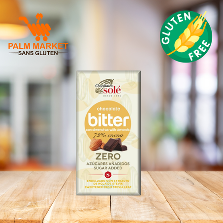 Chocolates Solé Bitter Almonds 72%