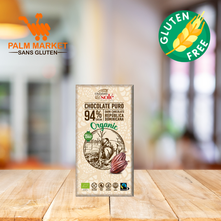 Chocolates Solé Chocolate Puro 94% Organic