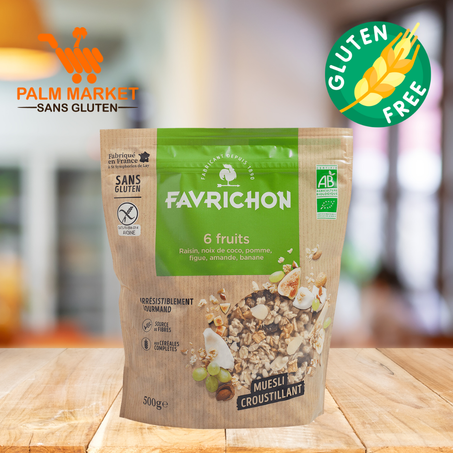 Favrichon 6 Fruit organic Crunchy Muesli