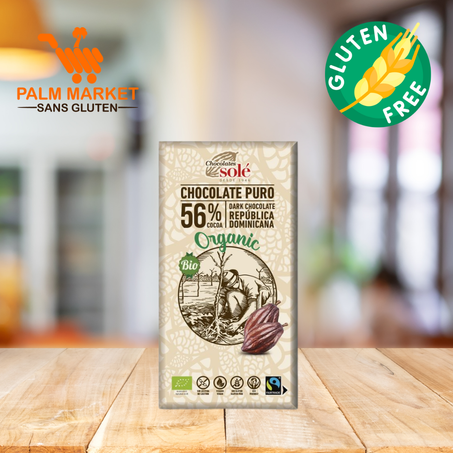 Chocolates Solé Chocolate Puro 56% Organic