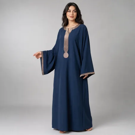 Elegant Moroccan-Inspired Kaftan Abaya