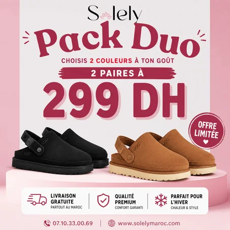DUO GoldenStar Clog UGG -70%
