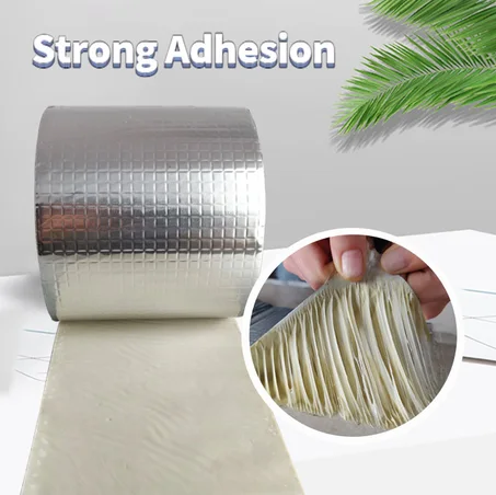 Ruban imperméable en caoutchouc, ruban d'étanchéité métallique