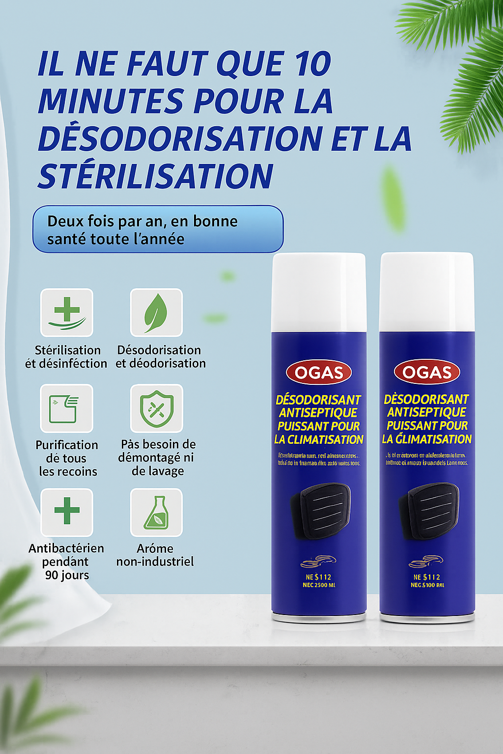 Désodorisant Antiseptique OGAS