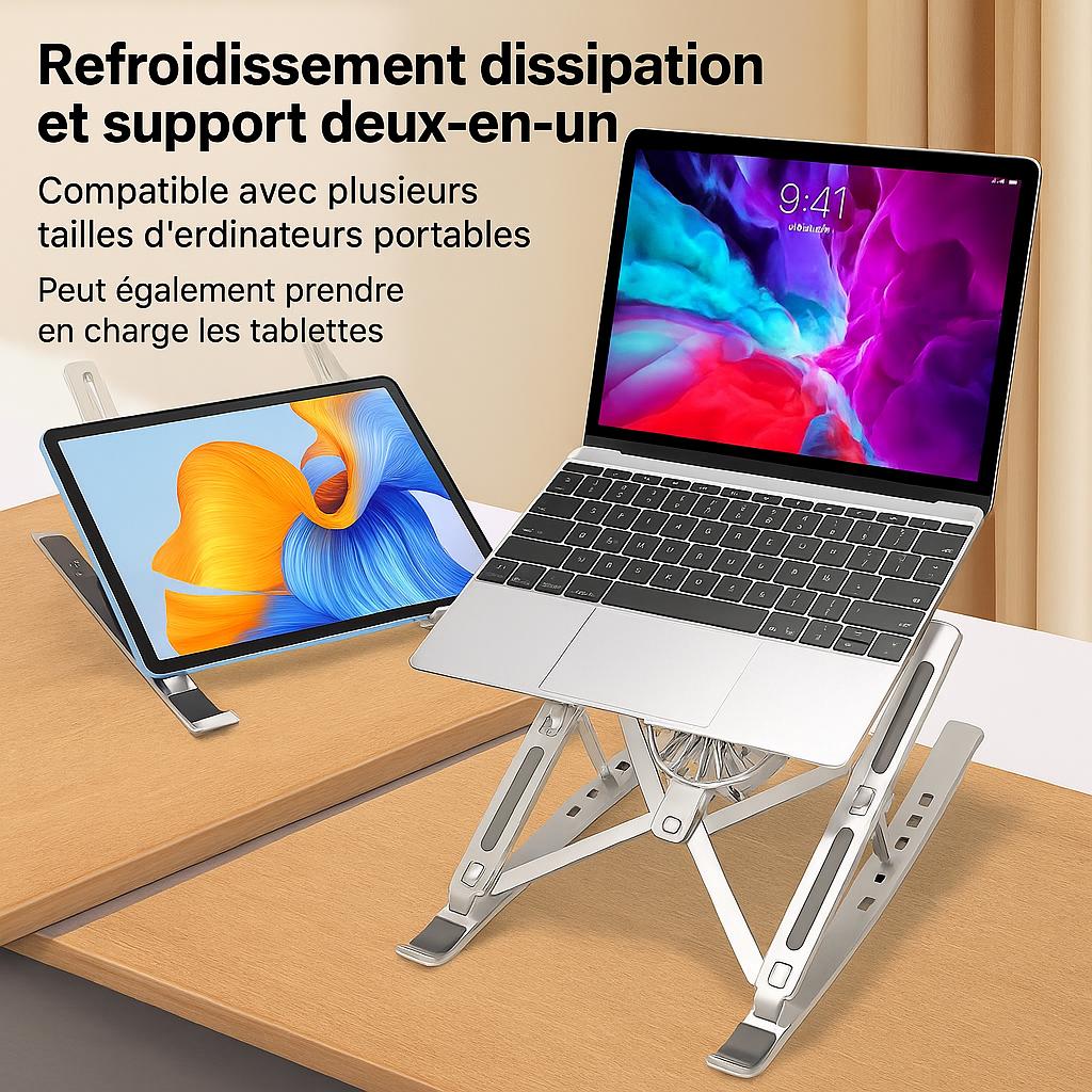 support ordinateur portable deux en un