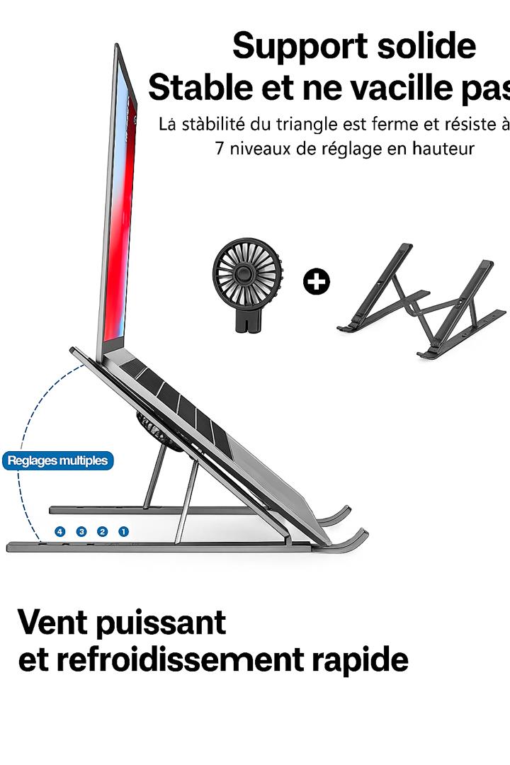 support ordinateur portable deux en un