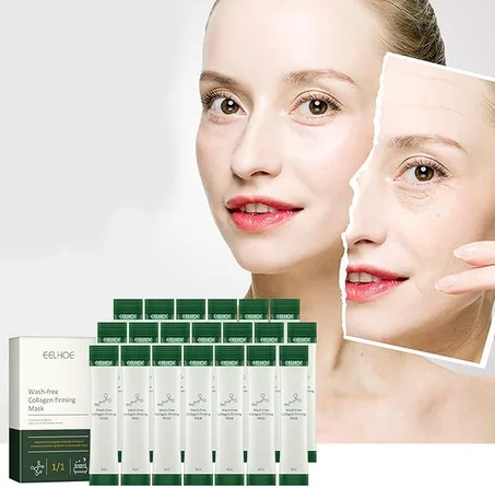Masque facial Anti-rides au collagène, 20 Sachets
