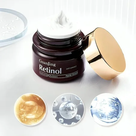 Rétinol Crème Visage Anti-Rides et Anti-Âge Rétinol