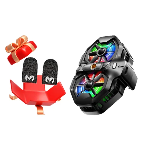 مبرد الهاتف Dual Fan Memo للتبريد أثناء اللعب أو البث المباشر - Cooler