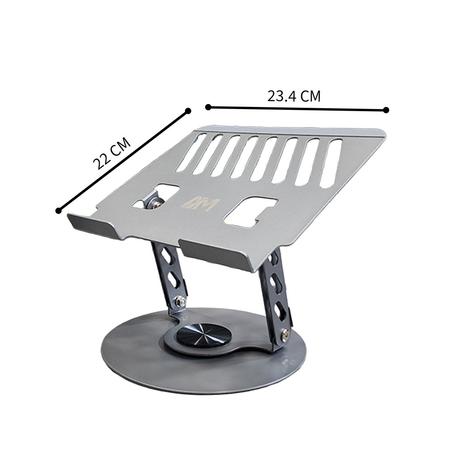 حامل لابتوب متعدد الاستخدامات – قابل للدوران 360°، والطي، والتعديل لتحسين راحتك وإنتاجيتك - Laptop Stand