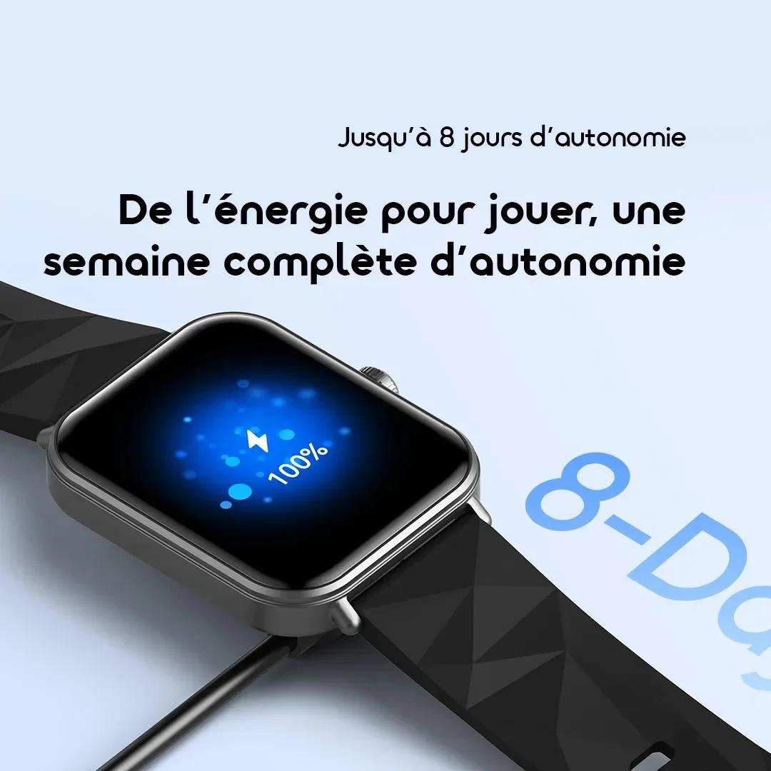 oraimo Watch Nova 2 Lite Montre connectée avec écran tactile couleur AMOLED de 1,93 pouces