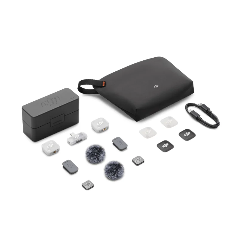 DJI MIC MINI 2 (2 TX + 1 RX + BOITIER DE RECHARGE) Mobile Edition