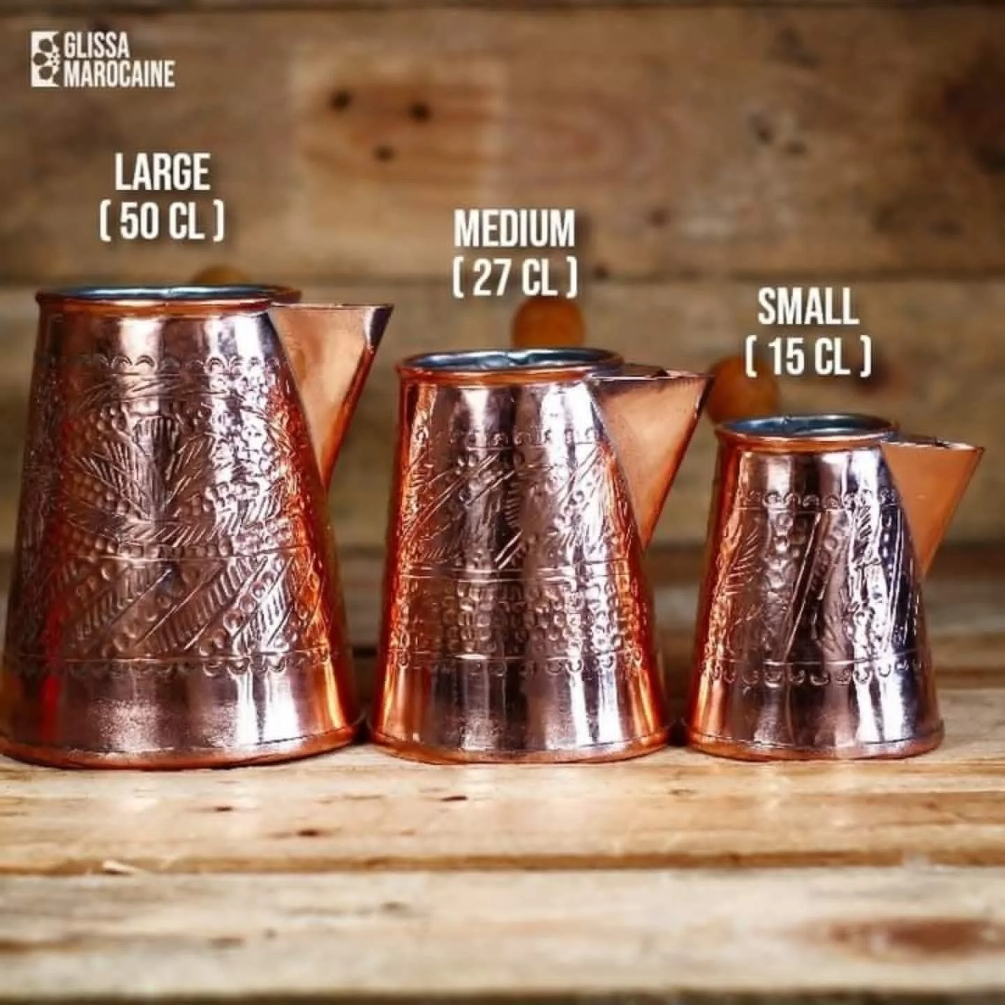 ززوة إعداد المشروبات الساخنة مصنوعة يدويا من النحاس الأصلي - Zizwa for hot Drinks, handcrafted from 100% pure copper