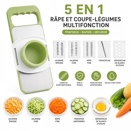Coupe-légumes en acier inoxydable