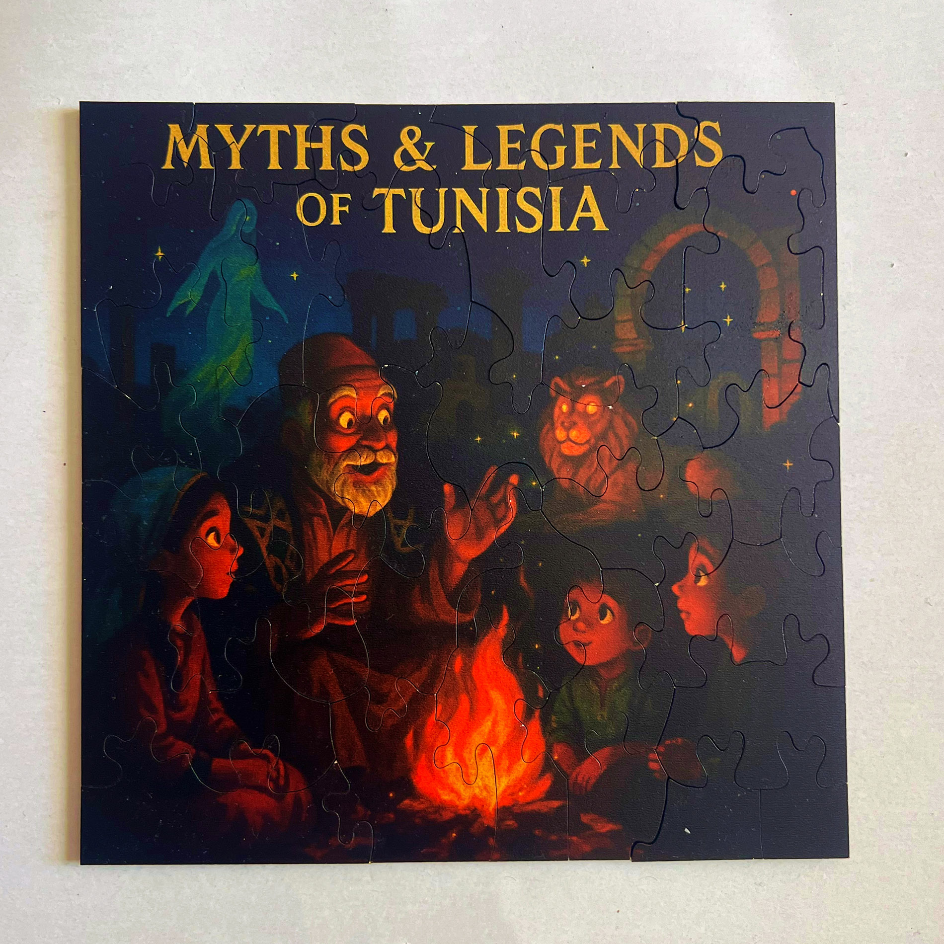 Puzzle en bois – Tales by The Firelight – Whispers of Tunisia