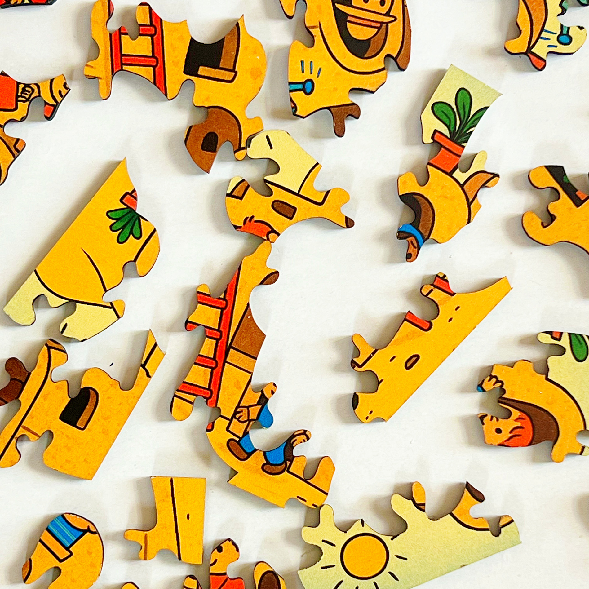 Puzzle en bois – Miniature Ksar Garden – Whispers of Tunisia