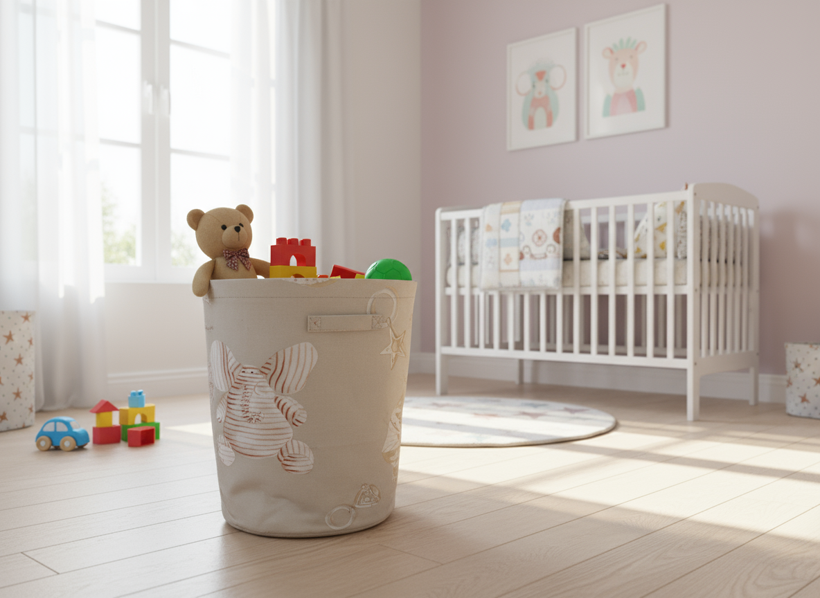 Panier de rangement pour chambre enfant