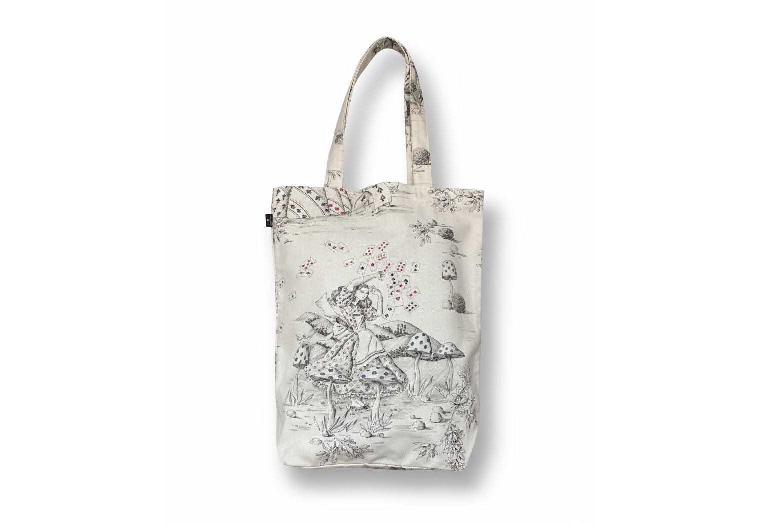 Tote bag Alice Au pays des merveilles (à colorier)