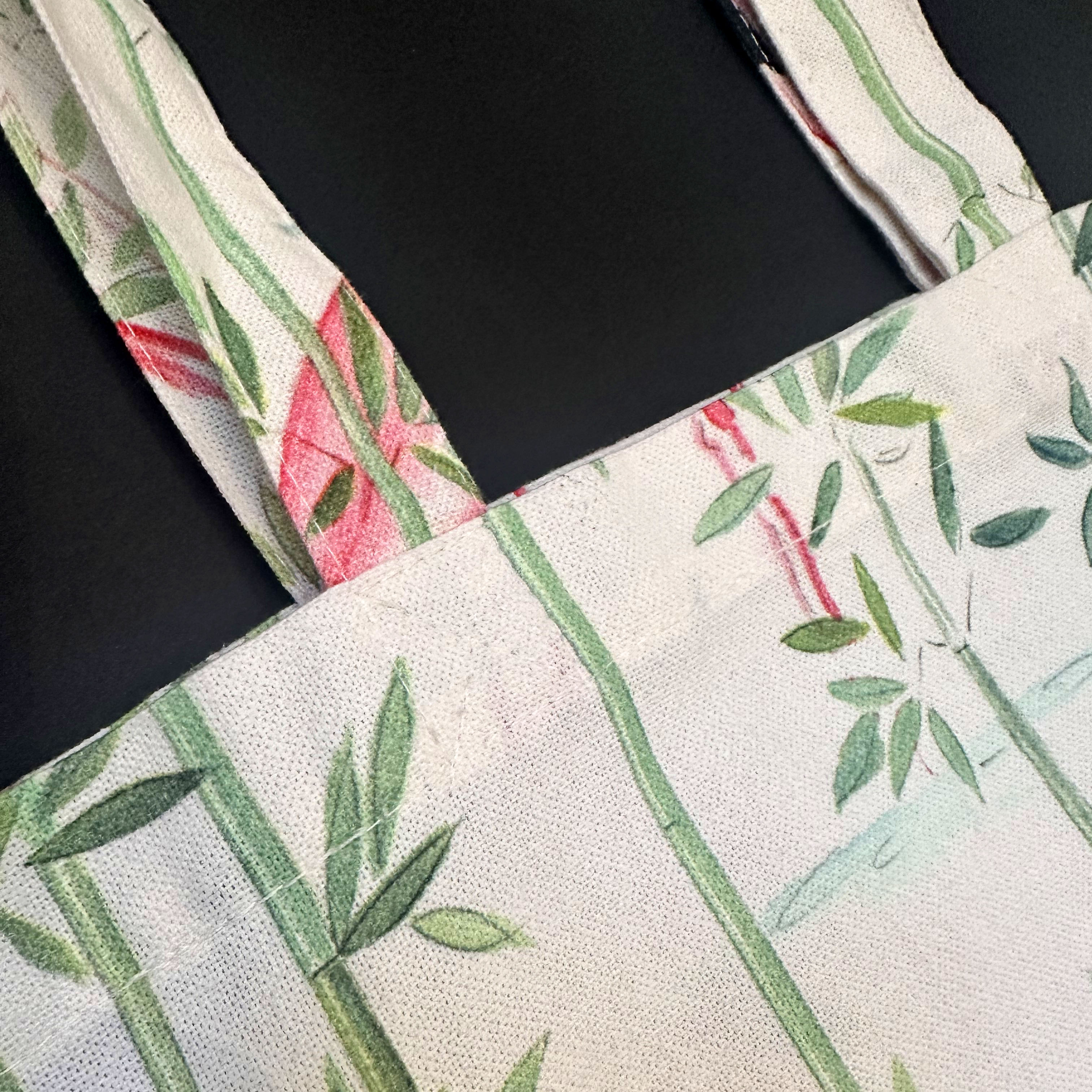 Tote bag imprimé flamants roses (EDITION LIMITÉE)