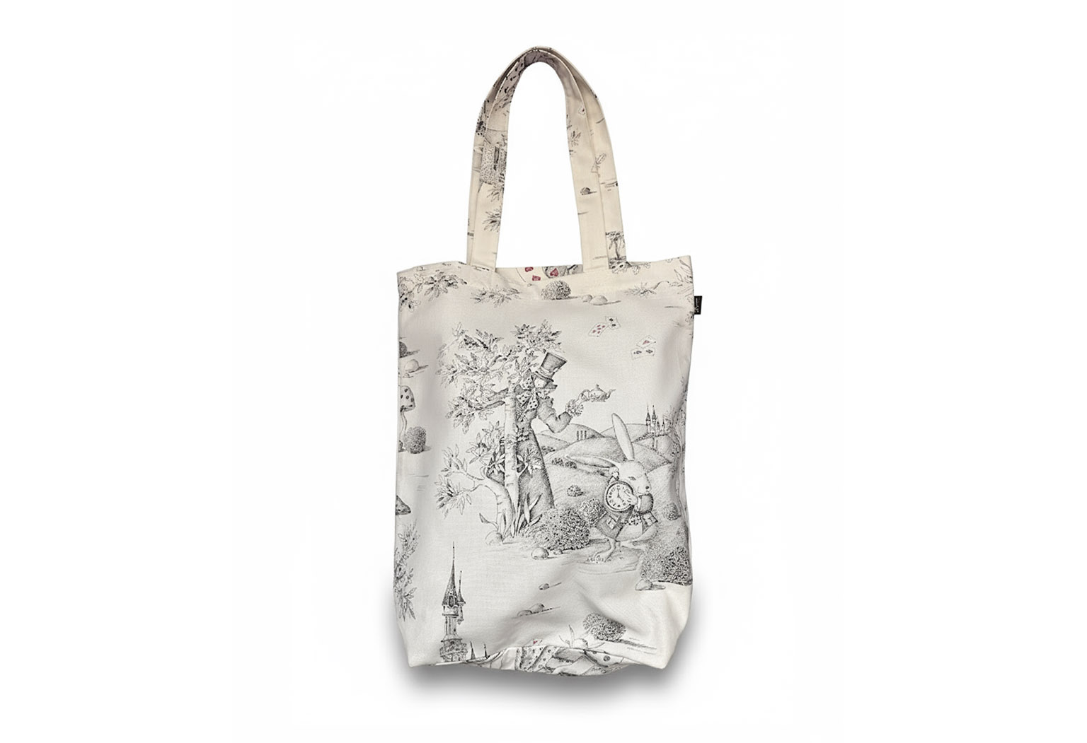 Tote bag Alice Au pays des merveilles (à colorier)