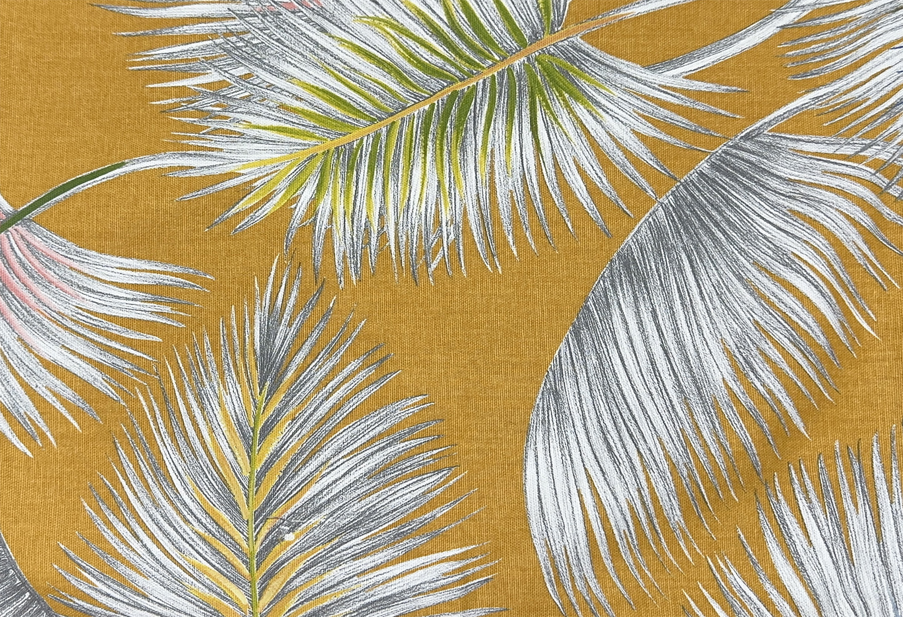 Housse de coussin Palmy Ocre